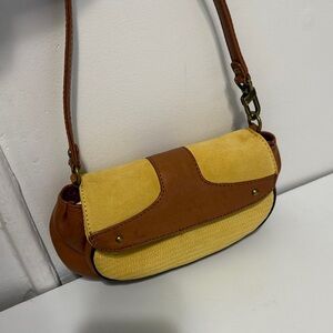 Vintage  Cole Haan Stylish Tan yellow  mini bag